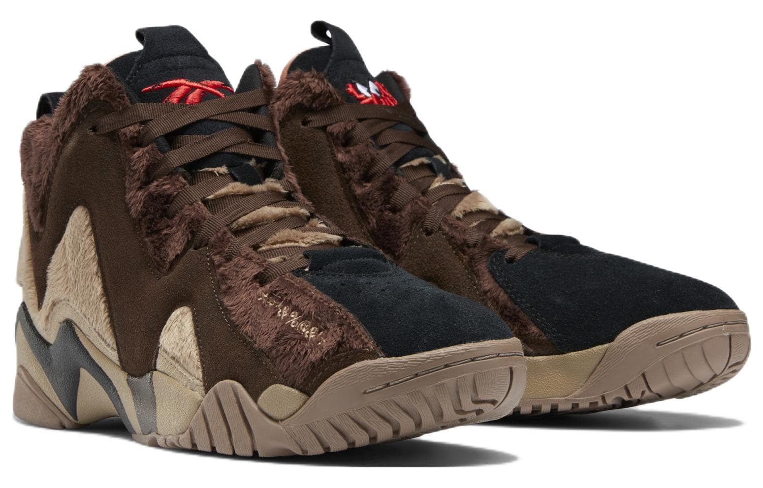Ретро баскетбольные кроссовки Looney Tunes x Reebok Mid Retro Basketball Brown - изображение 3