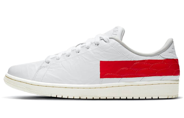 Ретро баскетбольные кроссовки Jordan Air Jordan 1 Center Court White Red