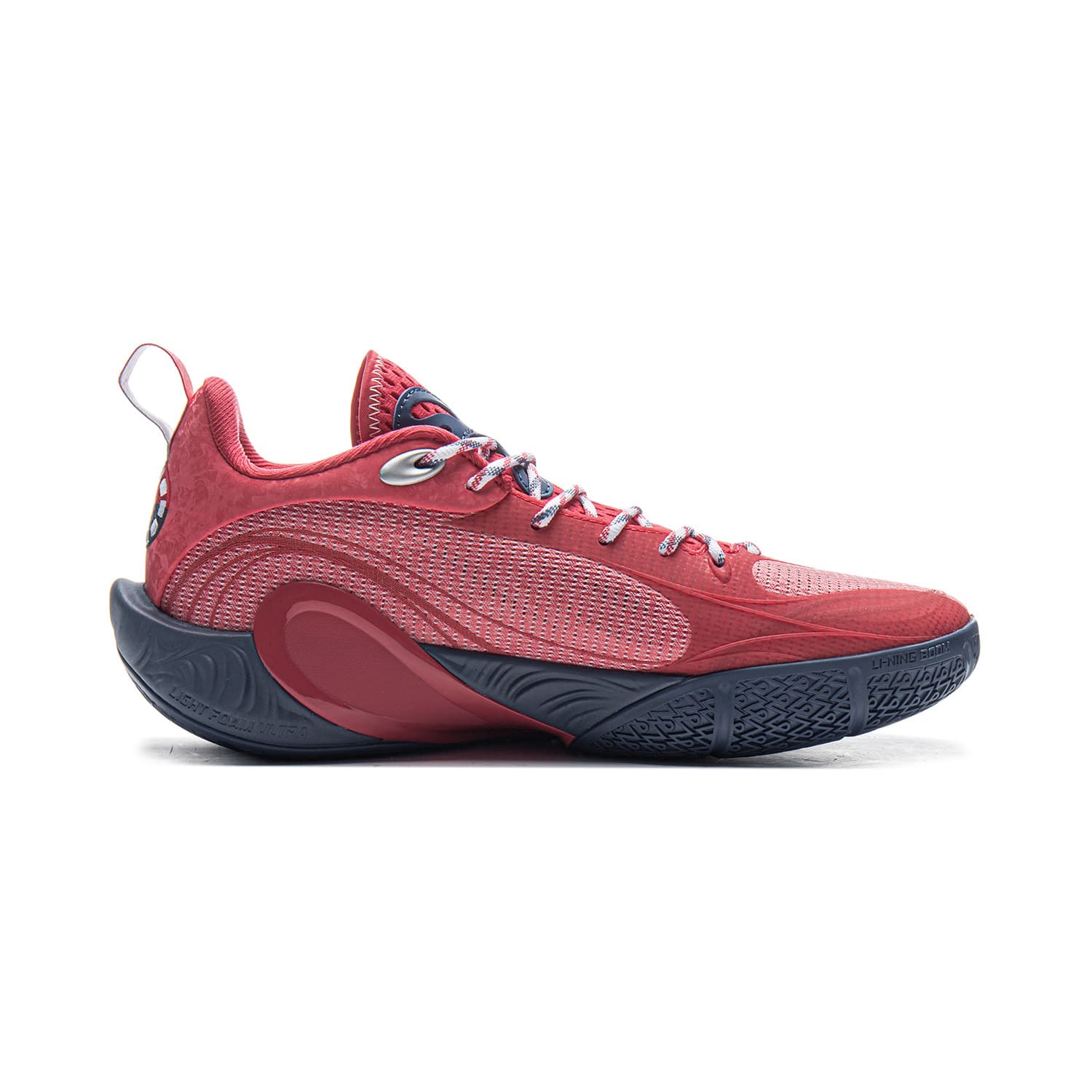 Кроссовки для баскетбола Li-Ning DLO1 Энергетический напиток Рассел 1-го поколения Технология LINING BOOM Стабильная поддержка и облегание Женская или мужская обувь низкой высоты Баскетбольные кроссовки Мужской Темно-красный - изображение 2