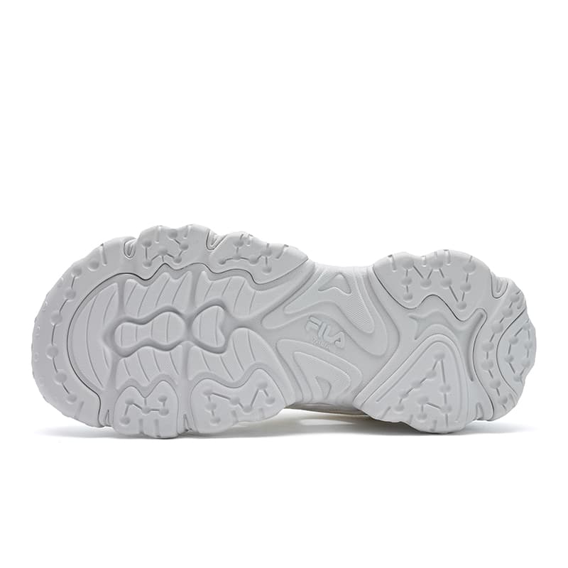 Сандалии с ремешком FILA FLUID 5 SANDAL Кошачья лапа Каньонинг (сплав по горной реке) Девичий Пляжные сандалии Женские Белый Серый - изображение 6