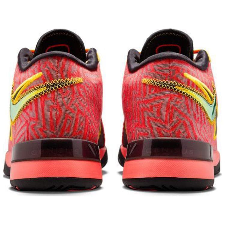 Кроссовки для баскетбола Nike Противоскользящие Устойчивые к Износу MID Топ Баскетбольные Кроссовки Мужские Красные - изображение 5
