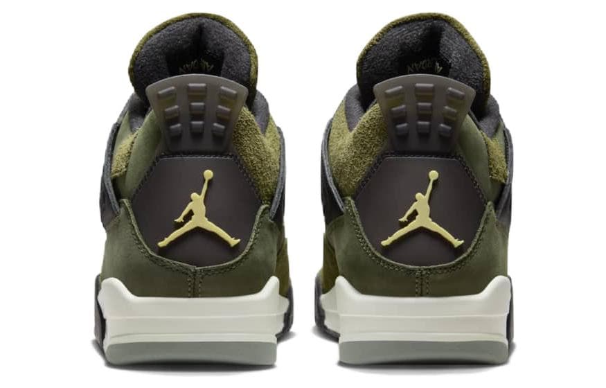 Ретро баскетбольные кроссовки Jordan Air Jordan 4 "Olive" - изображение 5