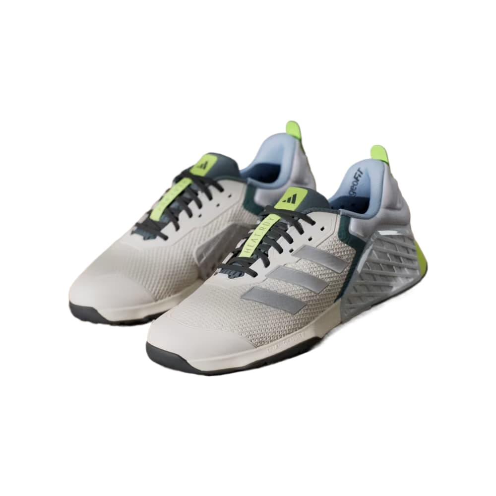 Кроссовки для спортзала Adidas DROPSET 3 Удобный Low Топ Тренировочные кроссовки Мужской Белый серебристый синий - изображение 2