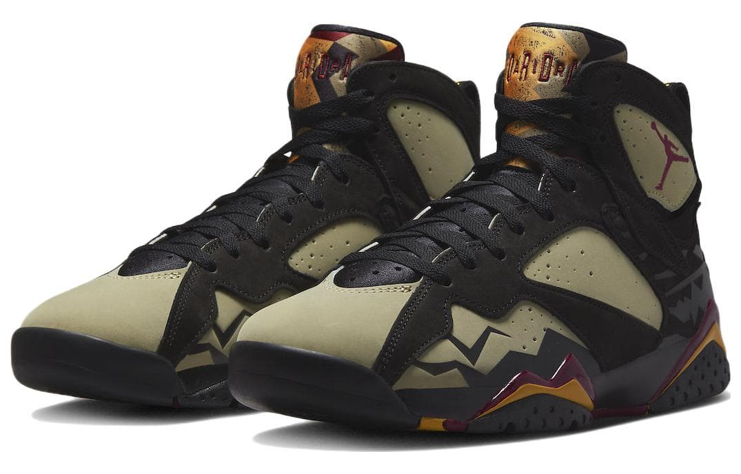 Ретро баскетбольные кроссовки Jordan Air Jordan 7 "Black Olive" - изображение 3