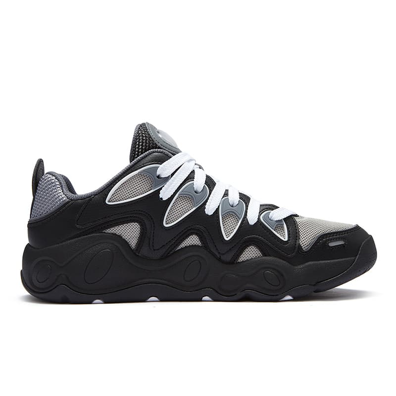 Кроссовки для баскетбола FILA FUSION VERTICAL Crack Shoes Низкие Баскетбольные Кроссовки Мужские Серебристо-Серый Черный - изображение 2