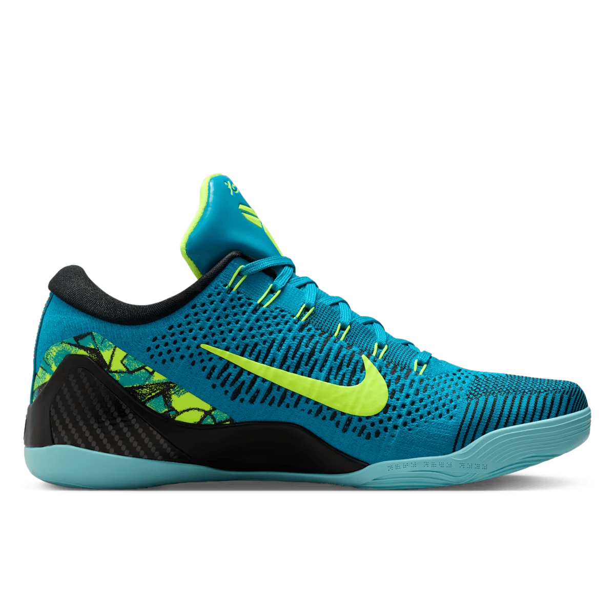 Кроссовки для баскетбола Nike Kobe 9 Low Топ Баскетбольные кроссовки Мужские Синие - изображение 2