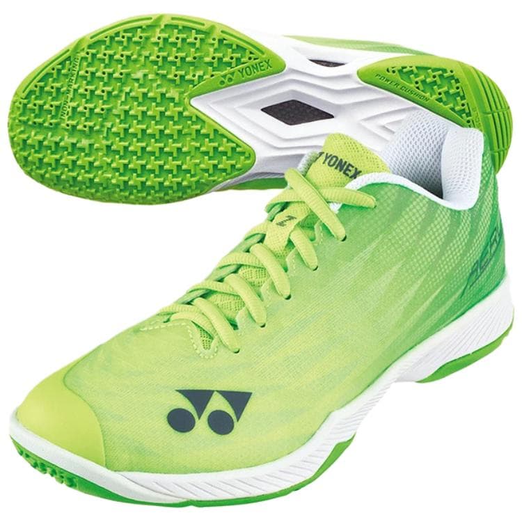 Кроссовки для бадминтона YONEX POWER CUSHION AERUS Z Противоскользящая Износостойкая Низкая Обувь для Бадминтона Женская Зеленая - изображение 3
