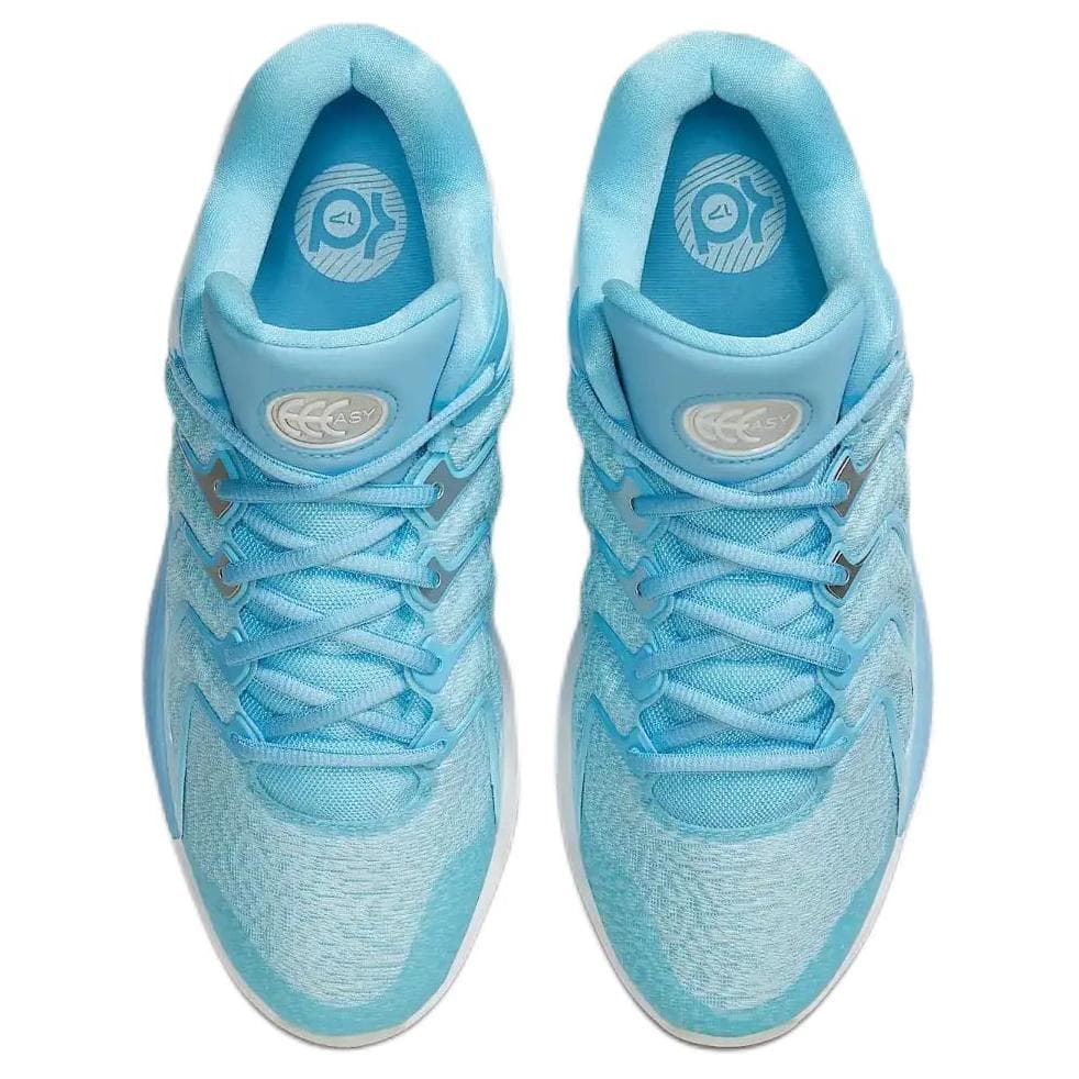 Кроссовки для баскетбола Nike KD 17 Противоскользящие Устойчивые к истиранию Низкие Баскетбольные кроссовки Мужские Синие - изображение 4