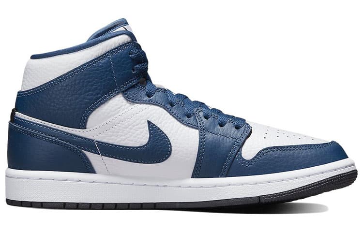 Ретро баскетбольные кроссовки Jordan Air Jordan 1 Mid Split "French Blue" - изображение 2