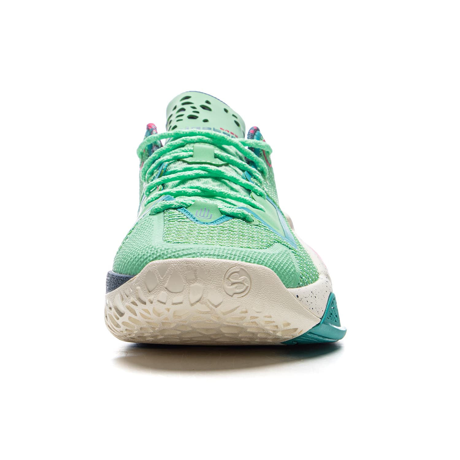 Кроссовки для баскетбола Li-Ning Way of Wade 1 Обувь для баскетбола с устойчивостью, амортизацией, сцеплением и поддержкой, низкие, мужские, зеленый - изображение 5