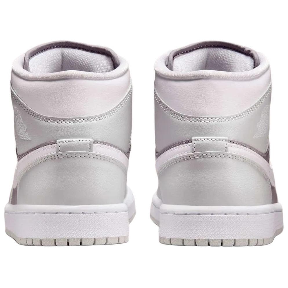 Ретро баскетбольные кроссовки Jordan Air Jordan 1 Противоскользящие Износостойкие MID Топ Винтажные Баскетбольные Кроссовки Женские Серые - изображение 4