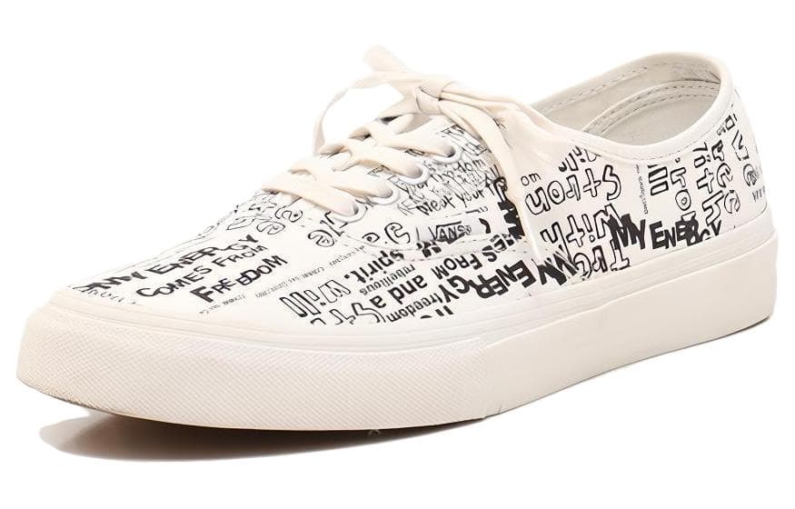 Кеды Comme des Garcons x Vans Authentic Black White Print - изображение 2