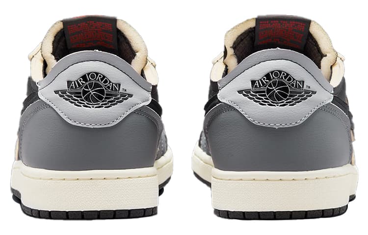 Ретро баскетбольные кроссовки Jordan Air Jordan 1 Low OG EX "Dark Smoke Grey" - изображение 5