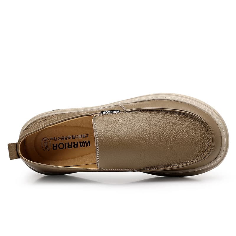 Warrior Кожаные туфли для мужчин Осенний Slip-On Мужской - изображение 3