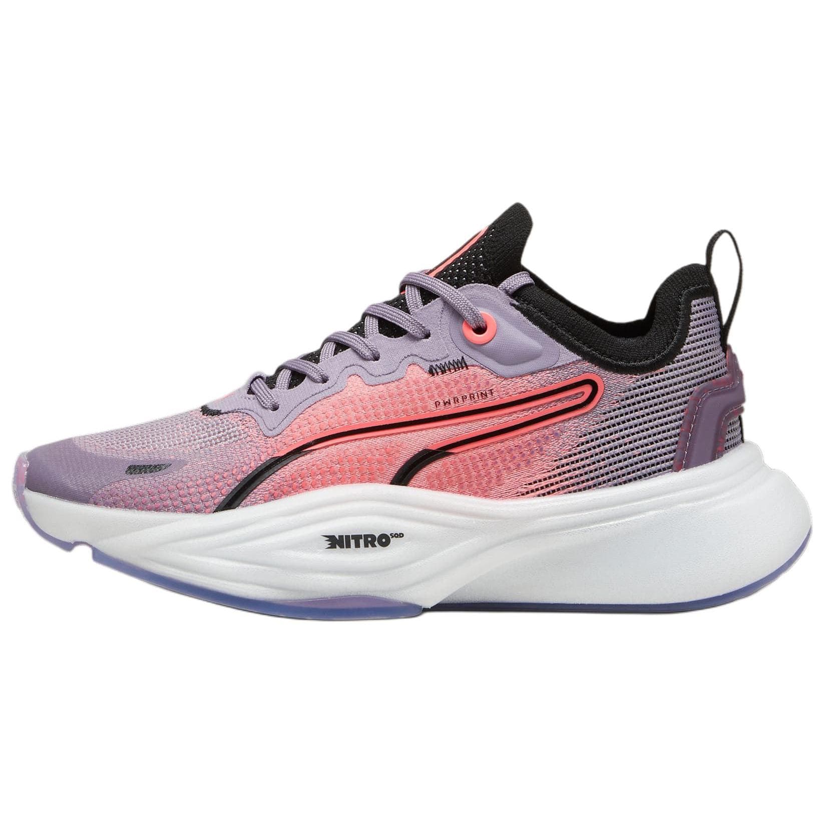 Кроссовки для спортзала PUMA Pwr Nitro Low Тренировочные Кроссовки Низкие Женские Фиолетовые - изображение 1