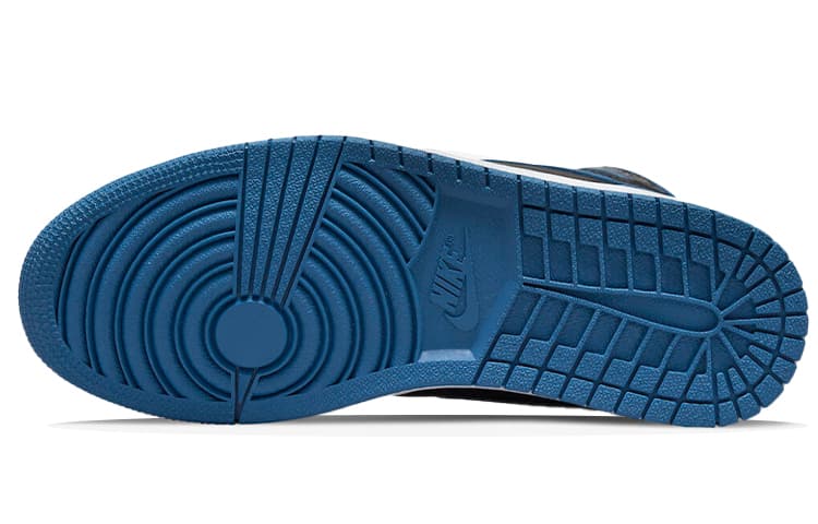 Ретро баскетбольные кроссовки Jordan Air Jordan 1 Retro High OG "Dark Marina Blue" - изображение 6