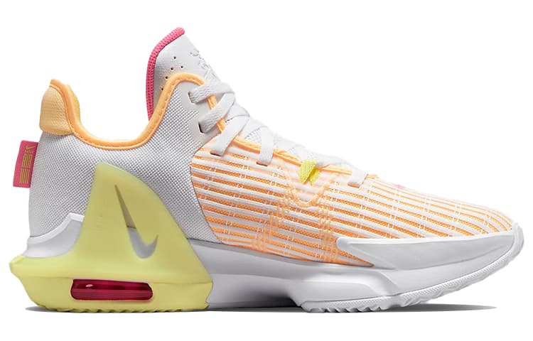 Кроссовки для баскетбола Nike Witness 6 LeBron EP White Orange - изображение 2