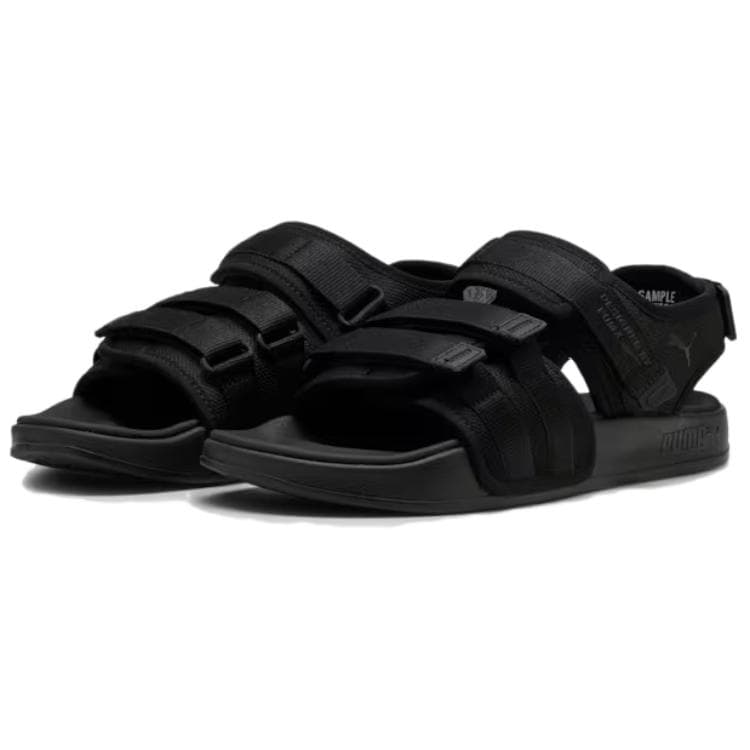 Сандалии с ремешком PUMA Leadcat City Sandal Пляжные сандалии Унисекс Черные - изображение 3
