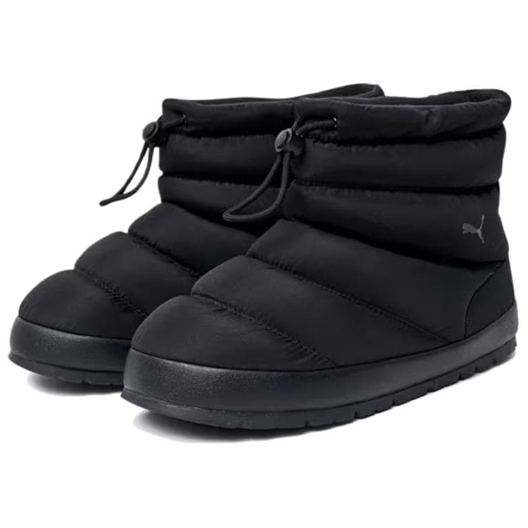 Ботинки зимние PUMA Tuff Terra Термические Устойчивые к Износу Короткие Сноубутсы Унисекс Черные - изображение 3