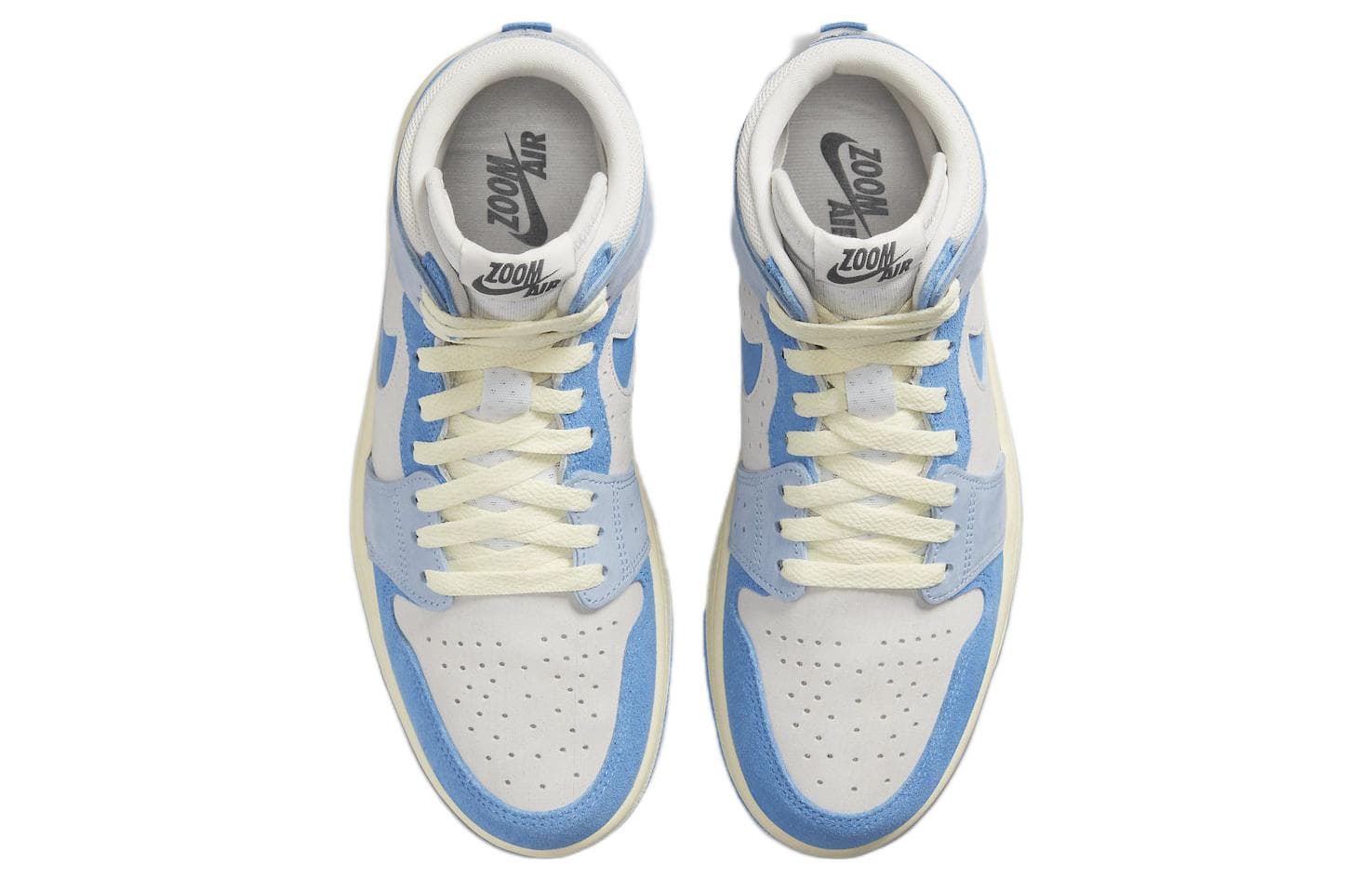 Ретро баскетбольные кроссовки Jordan Air Jordan 1 High Zoom CMFT 2 "University Blue" - изображение 4