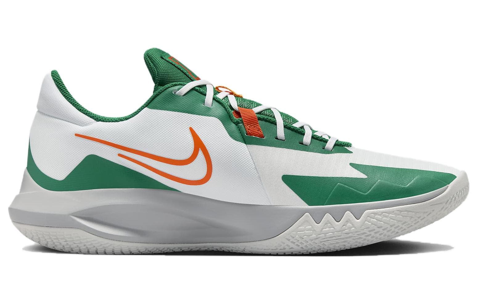 Кроссовки для баскетбола Nike Precision 6 White Green Orange - изображение 2