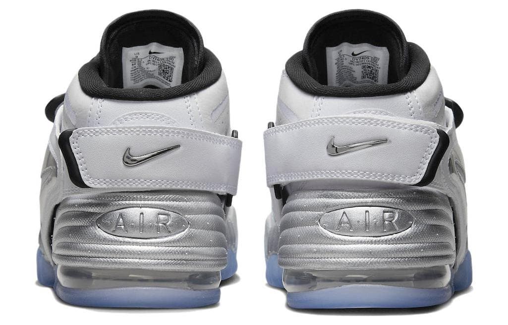 Ретро баскетбольные кроссовки Nike Air Adjust Force "White Metallic" - изображение 5