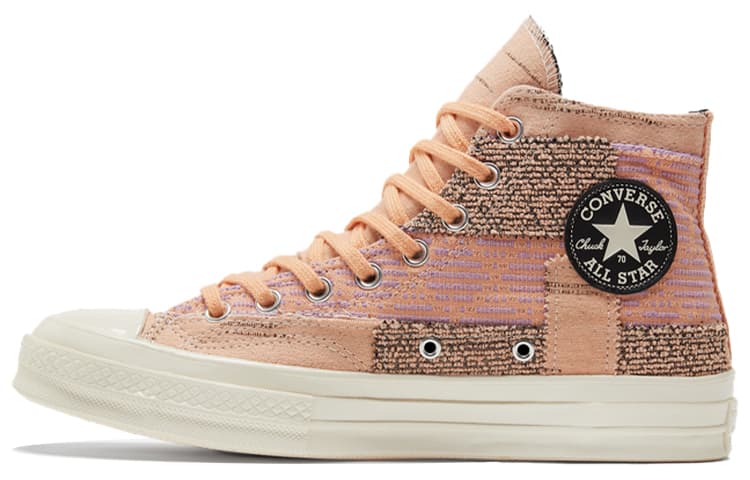 Кеды Converse Chuck 70 Plus Patchwork Brown Orange - изображение 2