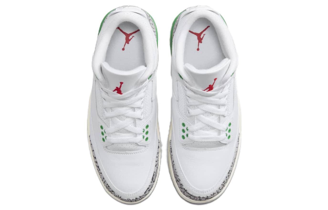 Ретро баскетбольные кроссовки Jordan Air Jordan 3 Retro "Lucky Green" - изображение 4
