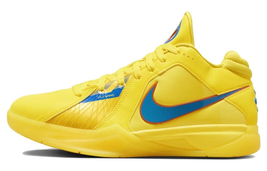 Ретро баскетбольные кроссовки Nike KD 3 3 "Vibrant Yellow" - изображение 1