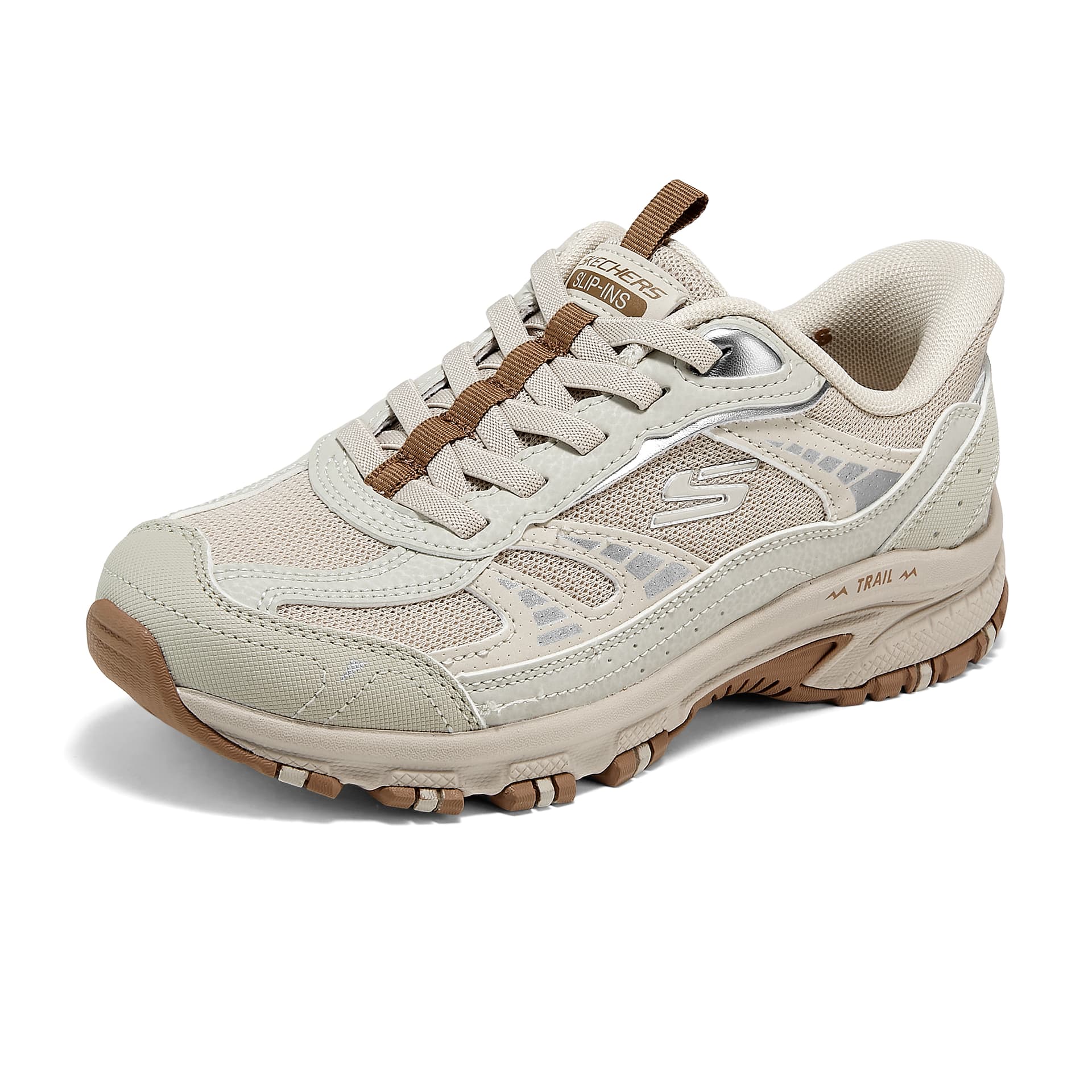 Кроссовки Skechers Hillcrest Лоу-топы Альпинистский поход Обувь Женские Сливочный - изображение 3