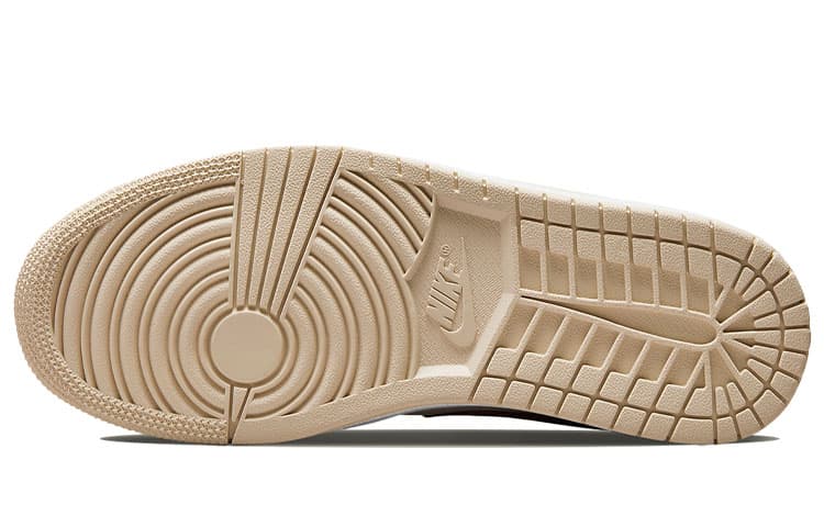 Ретро баскетбольные кроссовки Jordan Air Jordan 1 Mid SE "Cream Dark Chocolate" - изображение 6