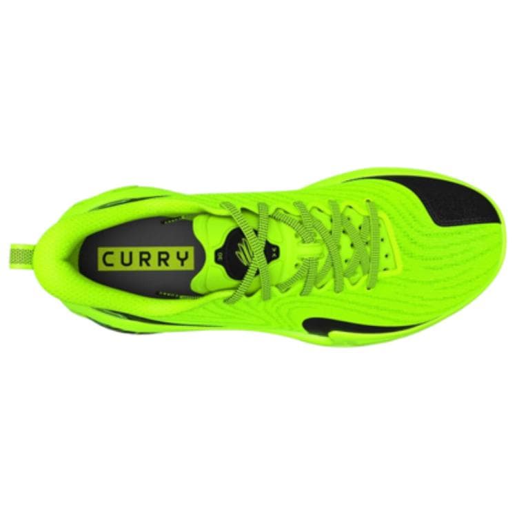Кроссовки для баскетбола Under Armour Curry 12 Low Топ Баскетбольные кроссовки Мужские Желто-черные - изображение 3