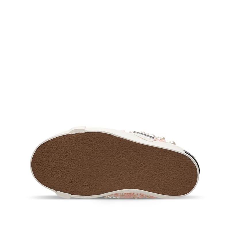 Кеды XVESSEL Pearl Nougat Tweed Sweet Chanel Style Comfortable Cloud Universal Low-Top Sneakers Unisex Pink-White - изображение 6