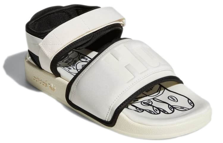 Сандалии с ремешком Pharrell Williams x adidas Adilette 2.0 White - изображение 3