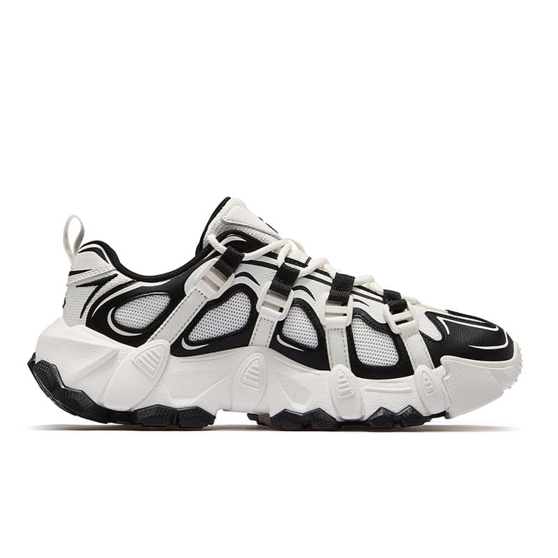 Кроссовки Joshua Vides x FILA FUSION Exocet II Low Топ Массивные Кроссовки Мужские Снег Черный - изображение 2