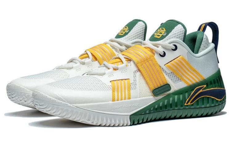 Кроссовки для баскетбола LiNing Furious Low White Yellow - изображение 3
