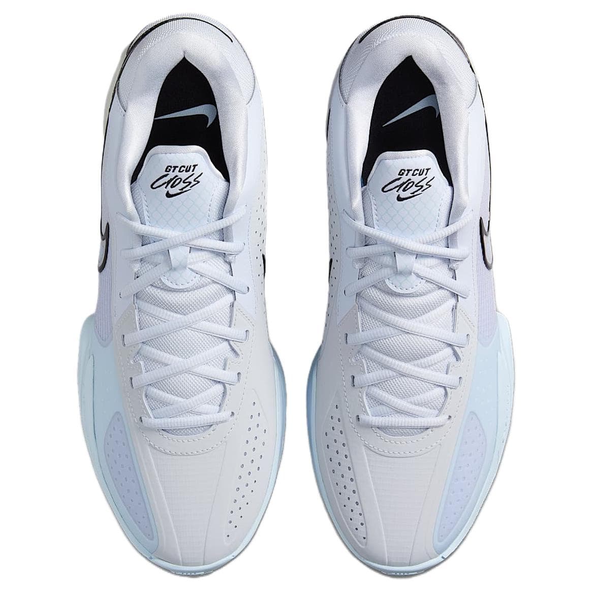 Кроссовки для баскетбола Nike G.T. CUT CROSS Противоскользящие устойчивые к истиранию низкие баскетбольные кроссовки унисекс бежевые - изображение 4