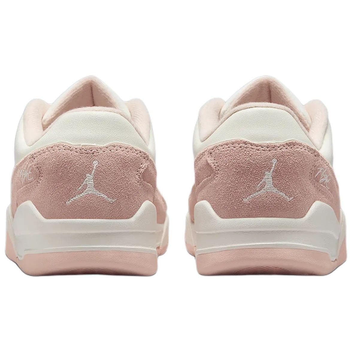 Кроссовки Jordan Flight Slip Resistant Abrasion Resistant Low Top Винтажные Баскетбольные Кроссовки Женские Бежево-Розовые - изображение 5