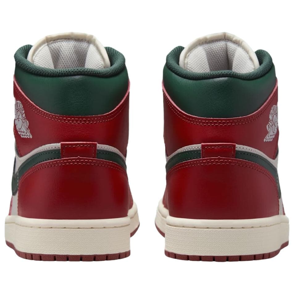 Ретро баскетбольные кроссовки Jordan Air Jordan 1 Mid Red White - изображение 5