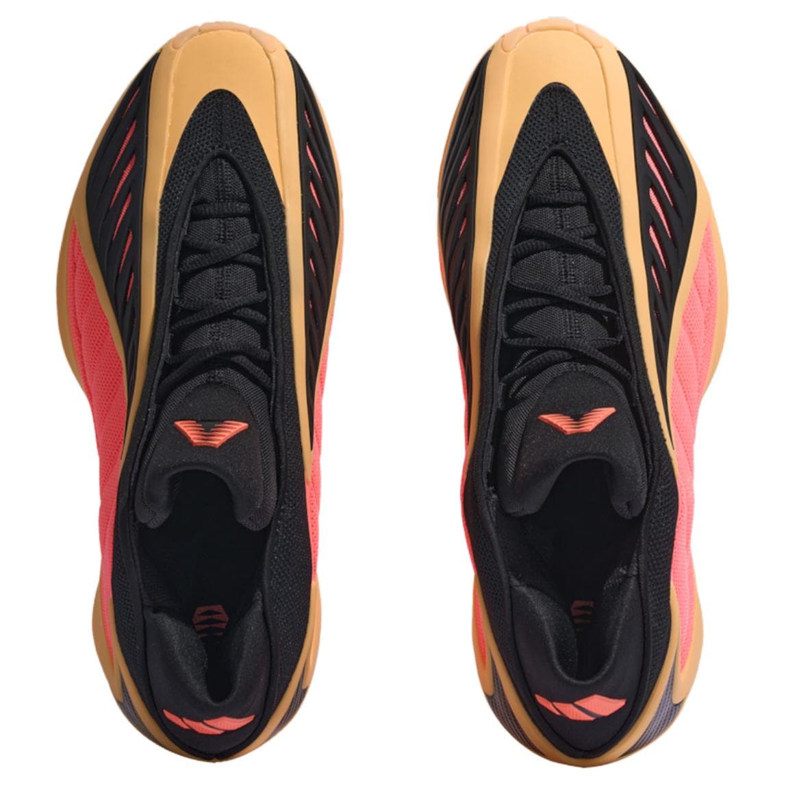 Кроссовки для баскетбола Adidas AE2 Противоскользящие Устойчивые к истиранию Низкие Баскетбольные Кроссовки Мужские Оранжевые Черные - изображение 4