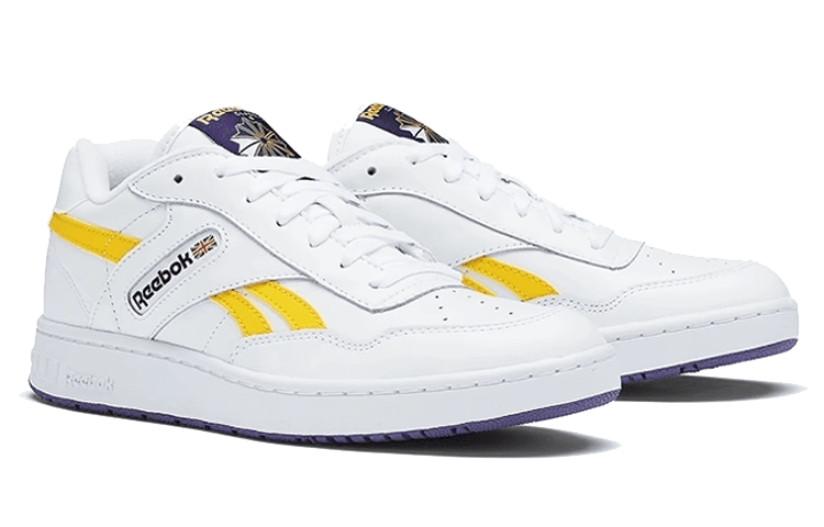 Ретро баскетбольные кроссовки Reebok BB 4000 MU White Yellow - изображение 3