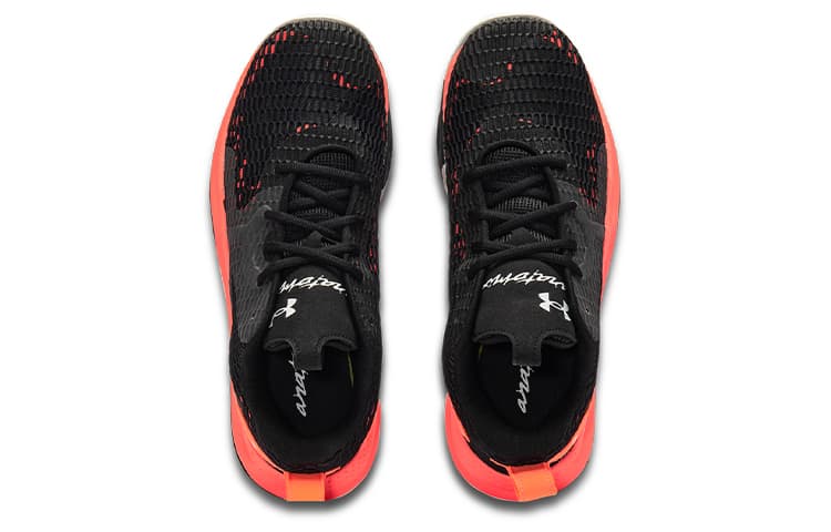 Ретро баскетбольные кроссовки Under Armour Spawn 3 Black Pink - изображение 3