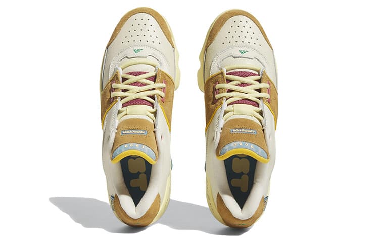 Ретро баскетбольные кроссовки adidas Agent Gil Restomod White Yellow - изображение 5