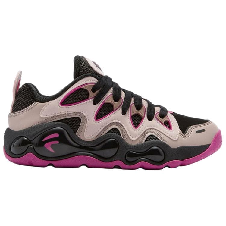 Ретро баскетбольные кроссовки FILA FUSION VERTICAL Crack Shoes Лоу-топы Ретро-баскетбольные кроссовки Женские Черный - изображение 2