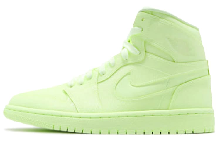 Ретро баскетбольные кроссовки Jordan Air Jordan 1 High Premium Fluorescent Green