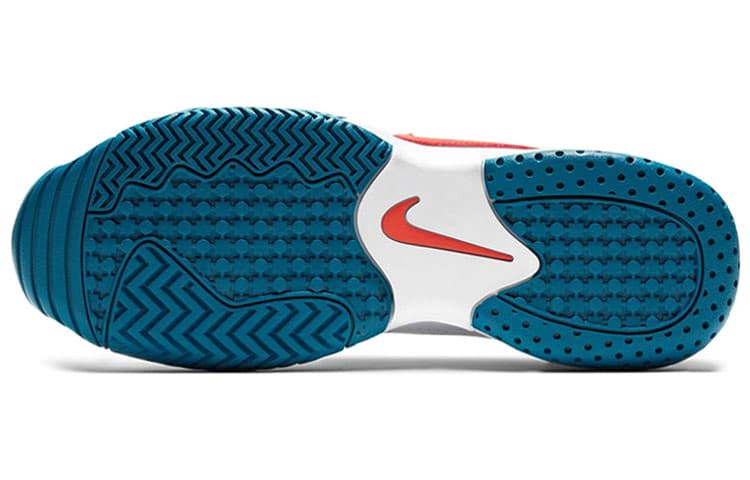 Кроссовки для тенниса Nike Court Lite 2 White Orange Blue - изображение 6