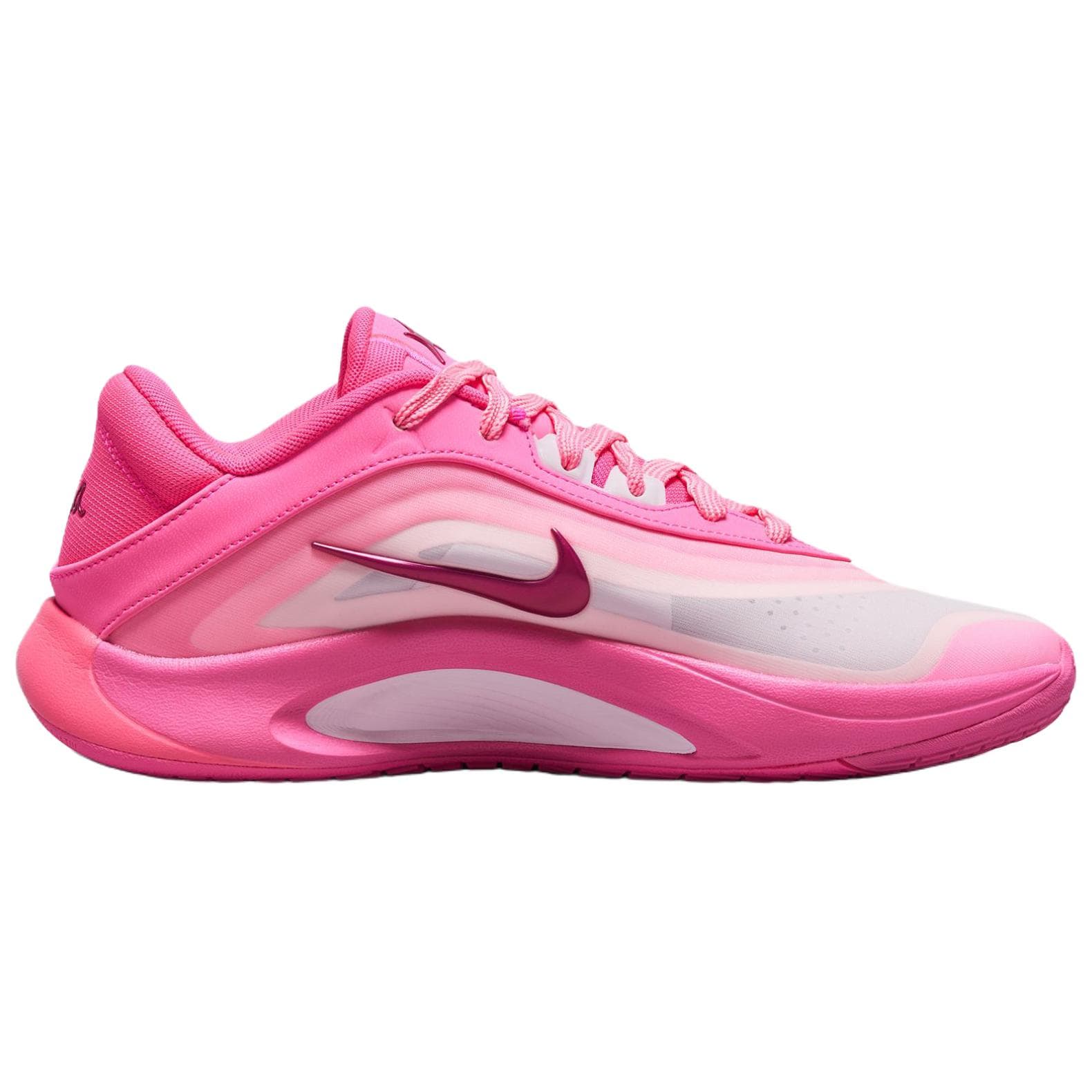 Кроссовки для баскетбола Nike A'One Low Баскетбольные кроссовки Унисекс Розовые - изображение 2