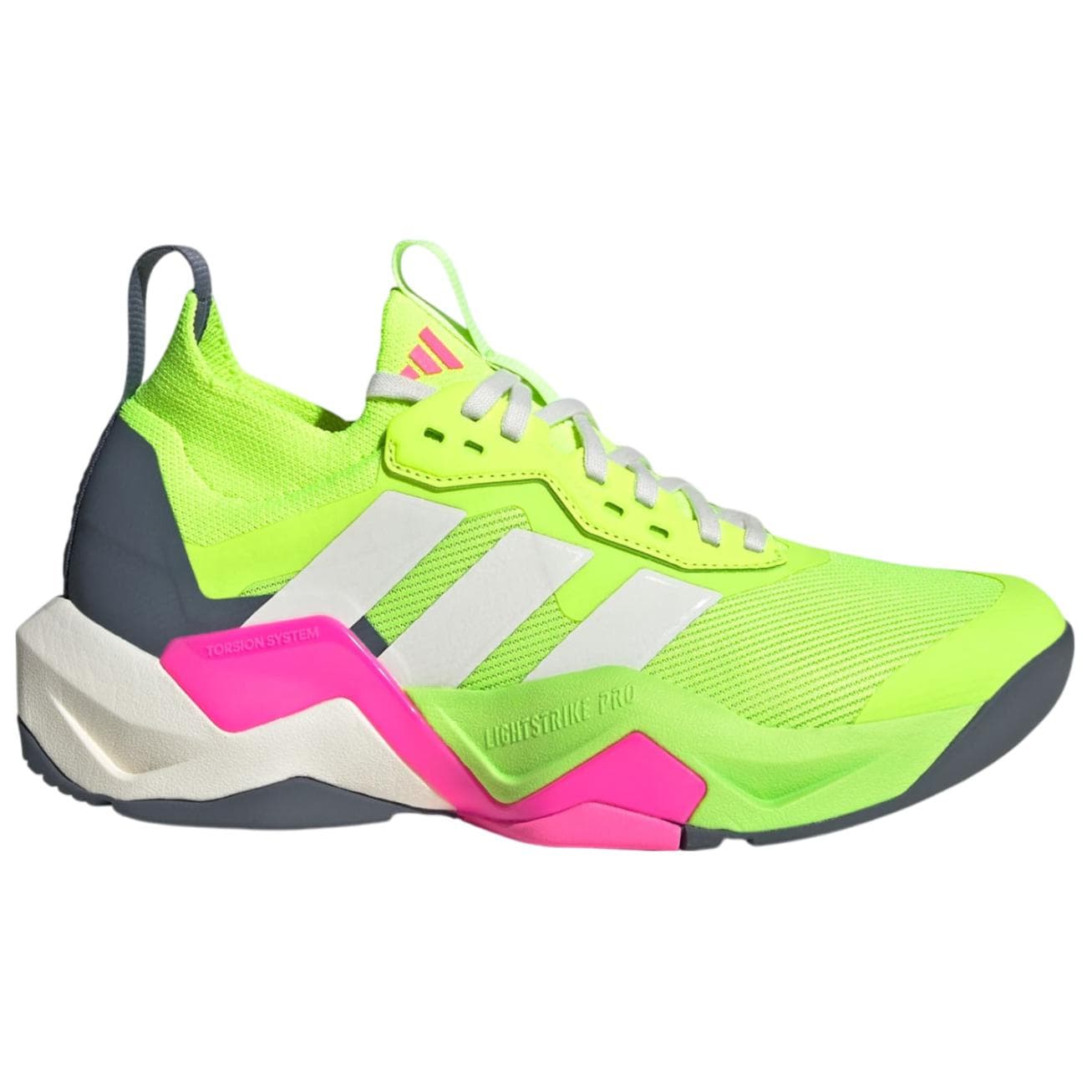 Кроссовки для спортзала Adidas Rapidmove Adv 2 Противоскользящие Износостойкие Низкие Кроссовки для тренировок Женские Желто-белые - изображение 2
