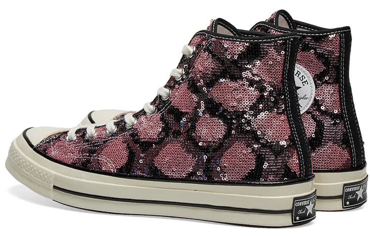 Кеды Converse Chuck Taylor All Star 70 Hi Black Pink - изображение 3