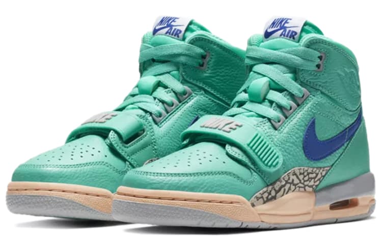 Ретро баскетбольные кроссовки Jordan Legacy 312 Hyper Jade - изображение 3